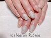 「冬ニットネイル【札幌市南区川沿 ネイルサロン nailsalon Rubino】」