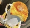 「あつあつのグラタンパイ包み焼き！」