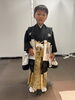 5歳のお子さま「問屋町レンタル着物　11月は七五三の着付け　たくさんのお子様との出会いに感謝」