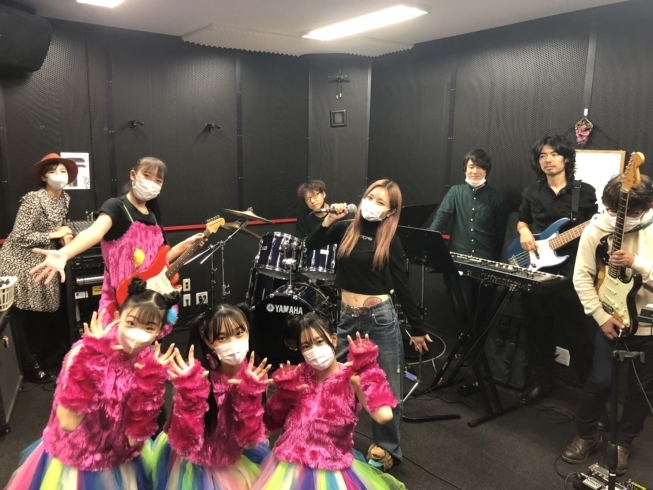 リハーサル　バンドさんと「浜松　東区　ダンススクール　ダンス教室」