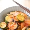 夏野菜のトマト味噌炒め