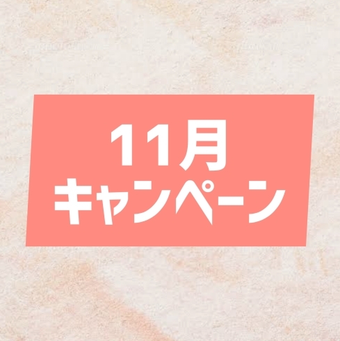 11月キャンペーン「体調不良に　澄川かくスポ鍼灸整骨院」