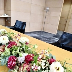 テーブル花
