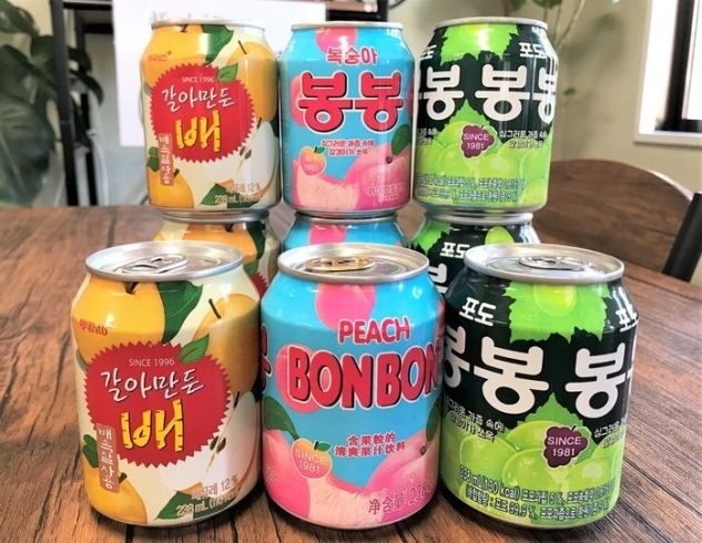 「韓国のボンボンジュース仕入れました！」