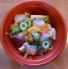 「明日の日替り弁当は華ちらし」