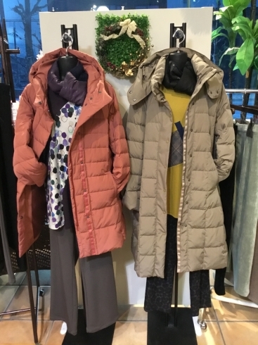 「ユービーのダウンコート(札幌近郊、石狩、40代、50代、手稲からもアクセスしやすい石狩のレディースファッション専門店」