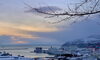今朝の小樽港「Good morning Otaru」