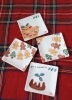 イギリスのクリスマス定番お菓子を可愛く絵付け！「【クリスマス】【初心者】小皿に「イギリスのクリスマス・スイーツ」を絵付け♪ 【絵付け】【体験】」