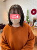 パーマ風カールで仕上げました！after「バッサリカット」