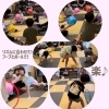 リズムに合わせてフラフープとボールを使って!「下京区の英語リトミックレッスン♪5歳くん達のやる気エネルギーと笑顔がいっぱい【南区&下京区のピアノ・リトミック・英語リトミック・ベビーリトミック】」