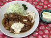 「本日のAランチは　チキン南蛮です。」