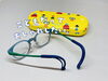 「子ども用おしゃれメガネ（ブラウン,スカイブルー,グリーンカラー）」