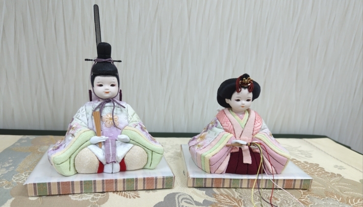 「おすすめのお雛様 縫-nui- ボカシ桜刺繍収納飾り」