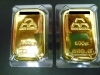 金の100グラムインゴット2個(^^♪「買取専門 金のクマ 沼津店　金のインゴット100グラムを2個♪」