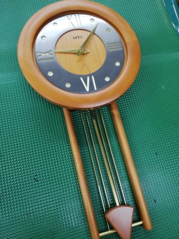 「オシャレな木製振り子時計の修理(^O^)／」