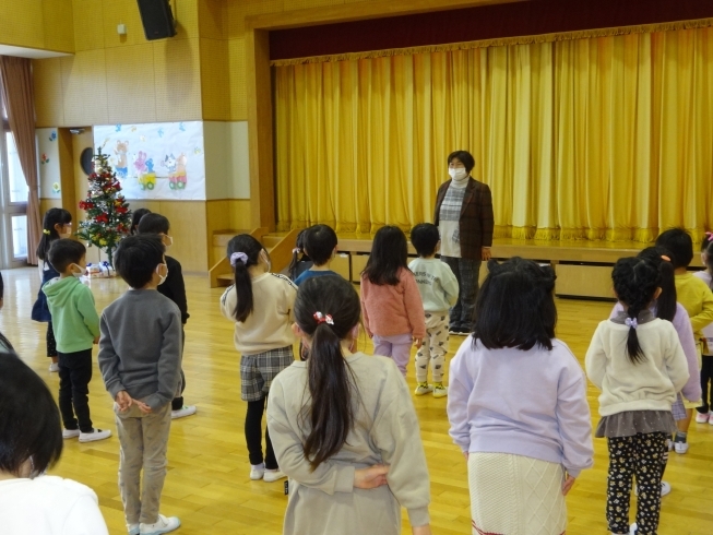 冬休みも楽しく過ごし，３学期に元気に会いましょう！「玉造幼稚園 第２学期終業式」