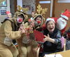 大きなリアクションと笑顔で応えてくださいました。「２３日にクリスマス会をしました。」
