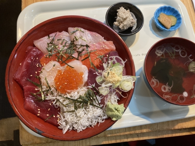 7種盛り特選丼　（ネタは日替わり）「年末年始のご案内」