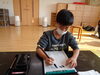 「新春　書初め」