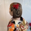 「成人式ヘアセット」