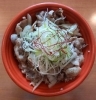 「明日の日替り弁当はネギ塩豚丼」