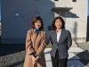 宮本亜里沙さんと大村部長の２ショット☆「FBSプレミアムの取材を受けました！」
