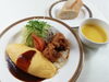 ポテトクリームのチーズオムレツ＆チキン南蛮「   ○・。＊　週替わりアザレアランチ　＊。・○」