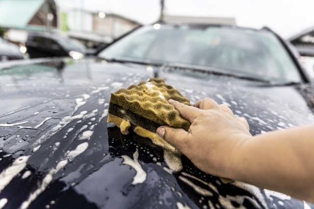 ゴム手袋を是非使ってください☆彡「凍てつく洗車の豆知識。【京都市南区・板金・塗装・自動車】」