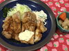 「本日のAランチは　チキン南蛮です。」