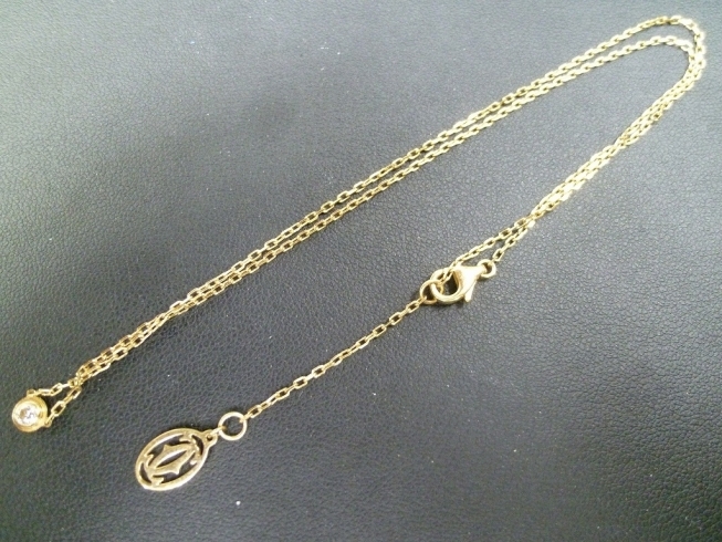 カルティエの18金製ネックレス、ディアマンレジェ「買取専門 金のクマ 沼津店　カルティエの18金製ネックレス♪」
