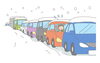 「また雪降りそうですね。」