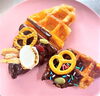 クロッフルチョコ「クロッフルチョコ♪ バレンタインや贈り物にいかがでしょうか？[福井韓国風カフェHugpopo ハグポポ]」
