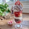 DXあまおういちごのチョコレートパフェ