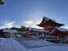 雪のおいなりさん「最強寒波」