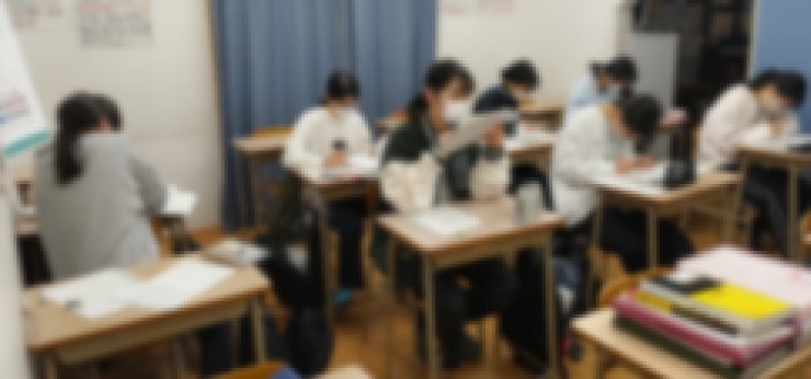 学習会のようすです。「私立高校入試が終わり，これから県立推薦入学検査学習です。【塾/受験/中学生】」