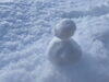 雪だるま「雪が降ってますね❗」