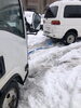 スタックトラック救出中「今日は雪の中訪問でリハビリです❗」