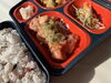 梅ひじきご飯＆チキンステーキおろしソース「３月１８日のお弁当🍱」