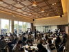 試食会の様子「地域まるごと子育てイベント、たくさんの方にご来場いただきました。ありがとうございました。」