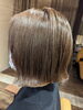 切りっぱなしボブ✕イルミナカラースターダスト「切りっぱなしボブ」