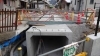 安全第一で施工しています！「河川改修工事　施工中です」