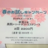 【2023年3月31日まで】春のお試しキャンペーン実施中♪