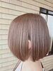 ボブに似合うカラー「透明感カラー　ベージュ❤️」