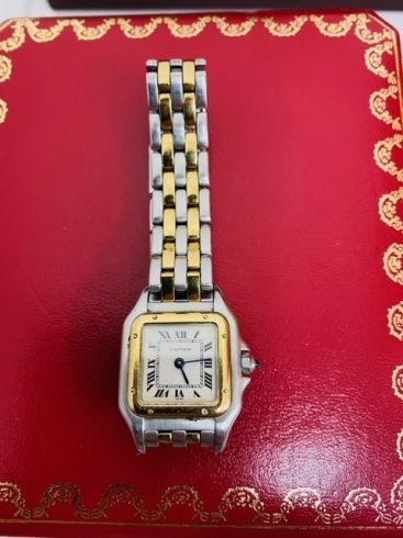 カルティエの時計を高価買取致しました。「カルティエの時計を高く売るなら、買取大吉トライアル那須塩原店にお任せ下さい!! ブランド品高価買取!!」