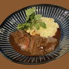 付け合わせにはポテトグラタンがおすすめです！「本日のジビエは新鮮なニセコ鹿肉のソテー！」