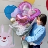BIGバルーンバンチ  この大きさ❗️「サプライズBIGな卒業祝い」