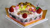 「ひし形の雛ケーキやお雛様ショートケーキのご予約を始めました。」