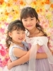 妖精さんのような、可愛いお姫様が2人「可愛い姉妹ドレス撮影」