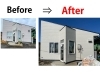 外壁工事のBefore⇒After「外壁工事で可愛く変身しました♡」
