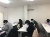 テストの様子「後６日、最後の合否チェックテスト！」